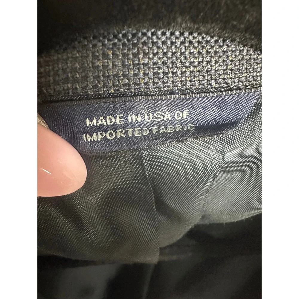 Brooks Brothers Blazer Mens 45R Charcoal Grey Wool Two‎ Button